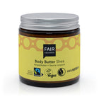 Jar of Fair Squared Body Butter Shea on a white background