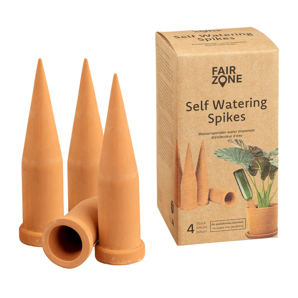 self watering spikes for pot plants Fair Zone Self-Watering Terracotta Spikes – Chimney Sheep