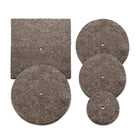 Set of 100% wool felt pads for mulch.