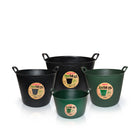 Range of eco friendly gardening tubs made from 100% recycled materials. 