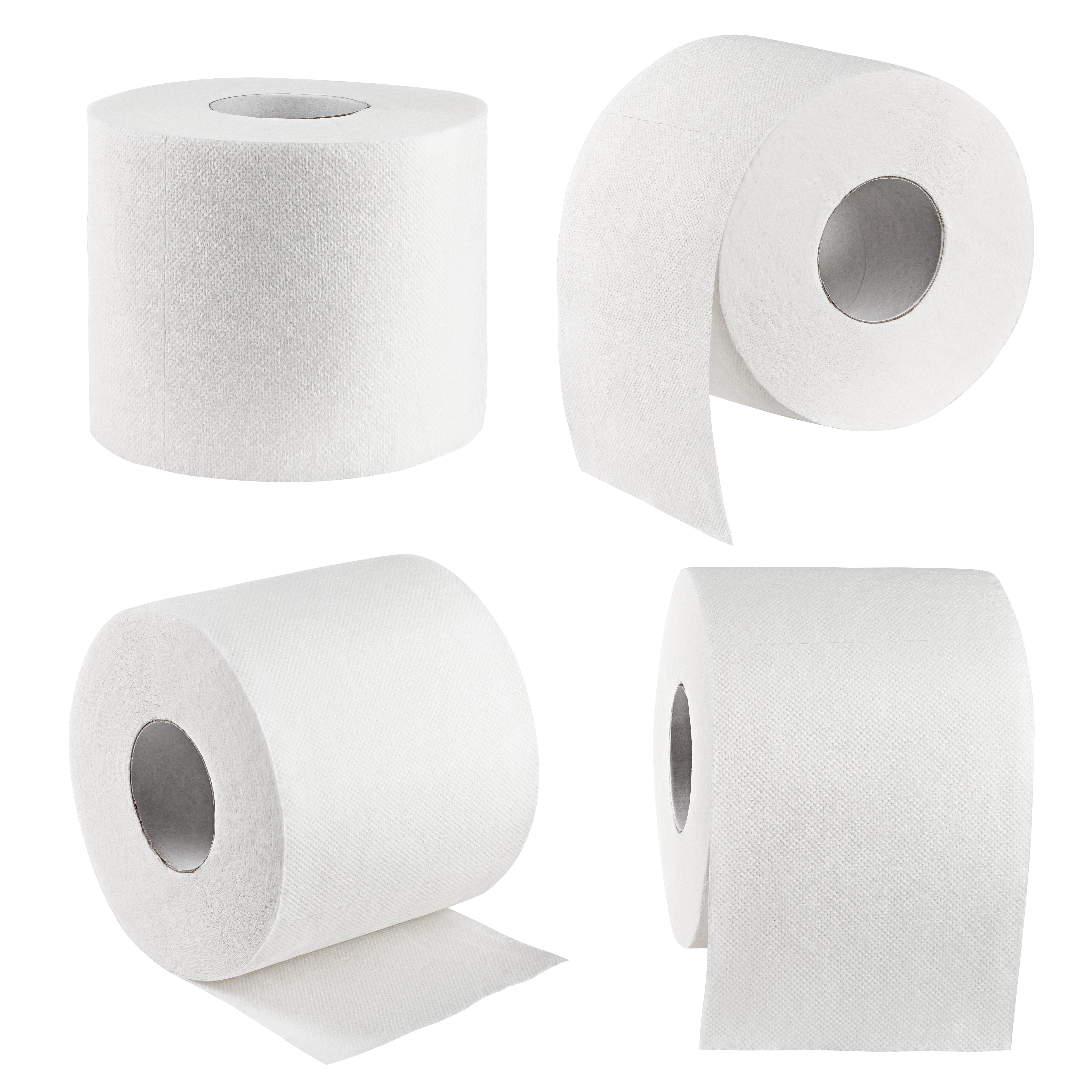 Recycled toilet rolls x4, made from UK recycled consumer and trade waste paper using chlorine-free processing