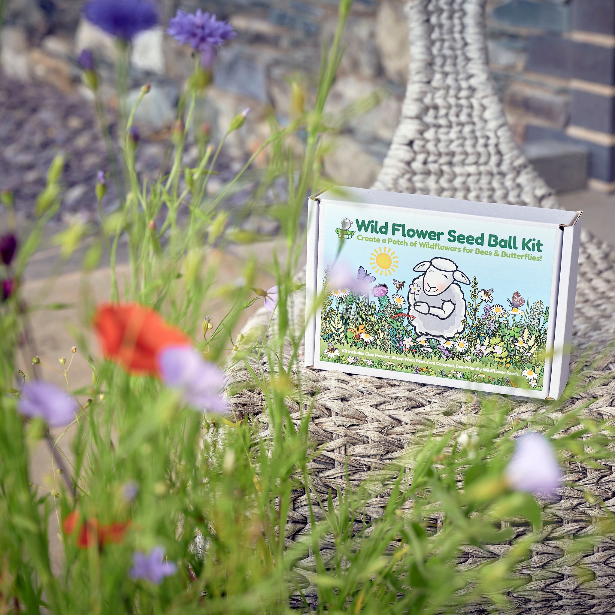 seed ball kit wildflower garden Seed Bomb Kit – Chimney Sheep