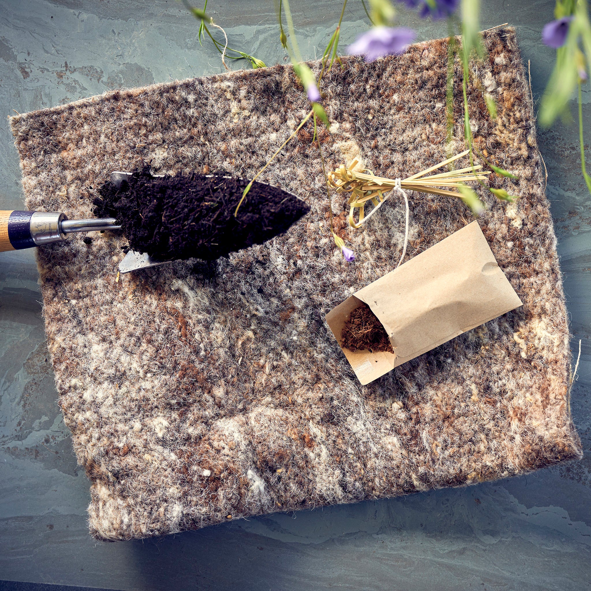 gardening seed mat kit for wildflowers