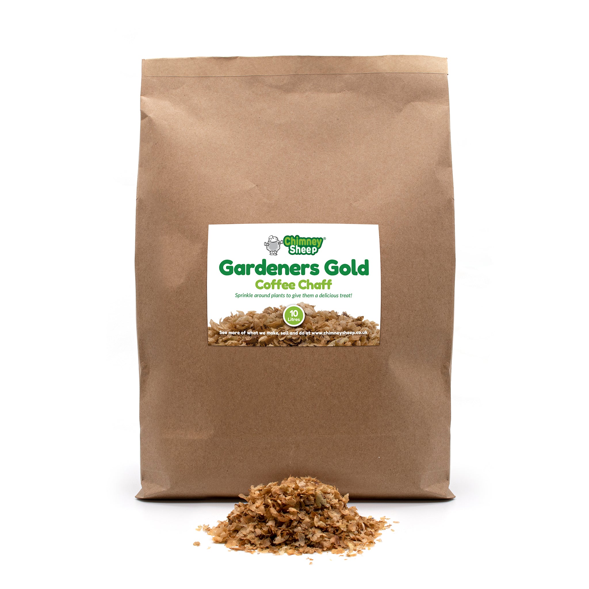 10 Litre Gardeners Gold Coffee Chaff 