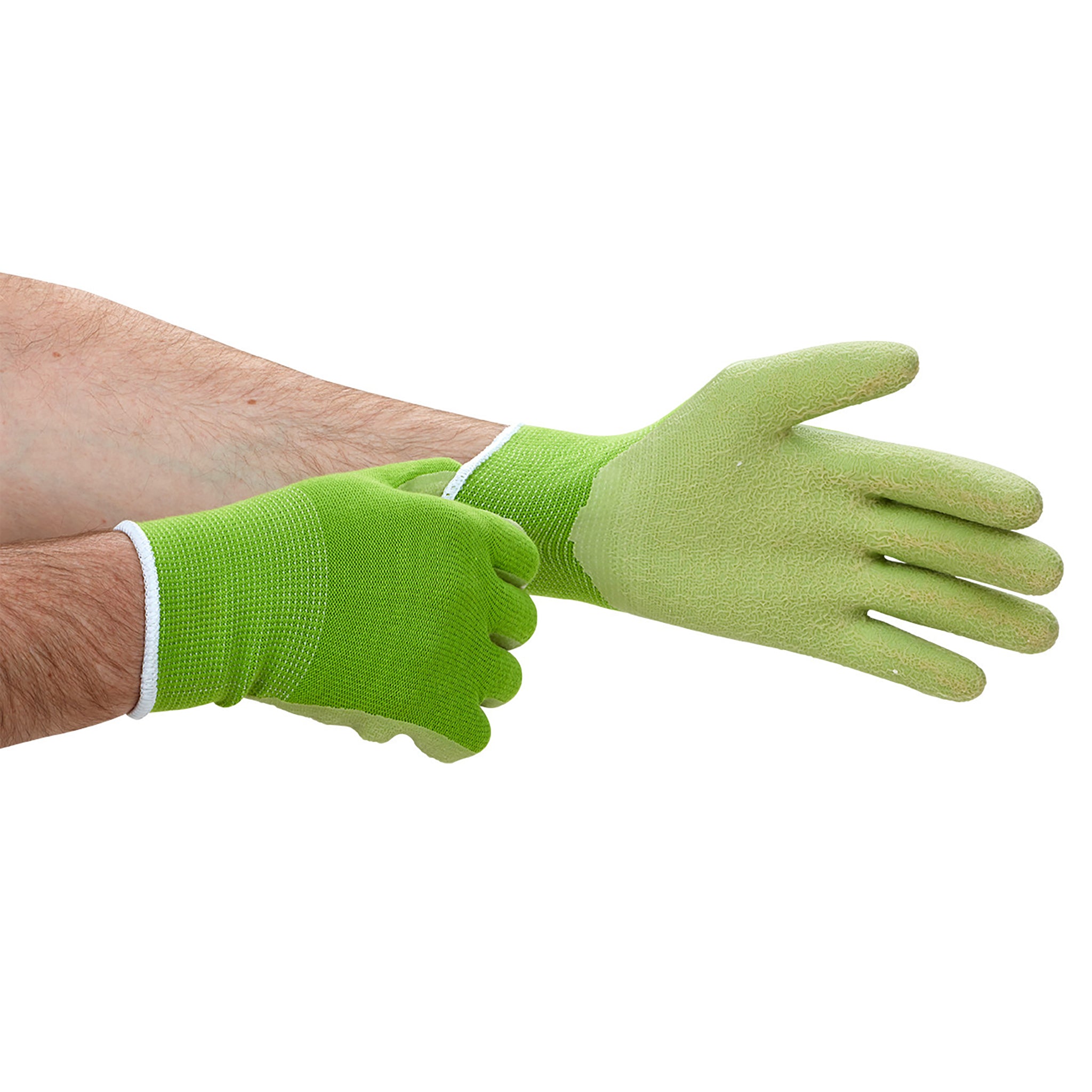 All purpose fair trade rubber gardening gloves
