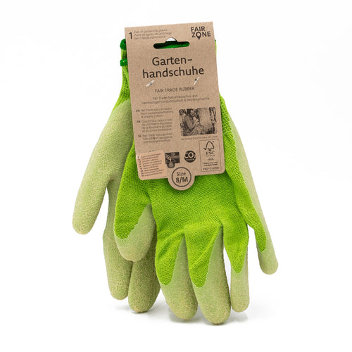 All purpose fair trade rubber gardening gloves