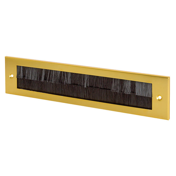 Stormguard letterbox brush seal in gold