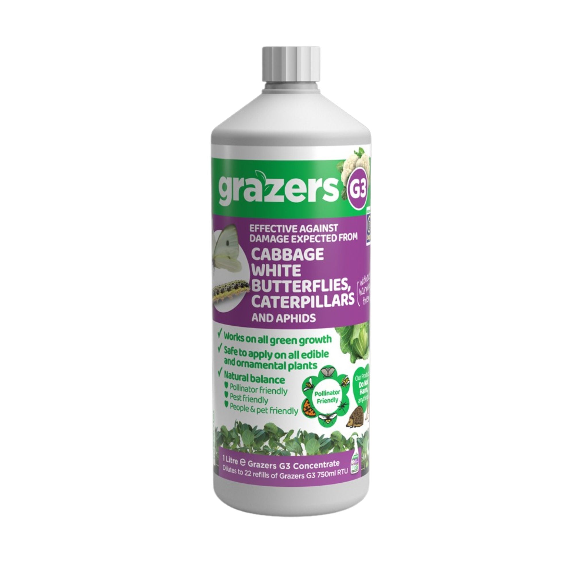 Grazers G3 Cabbage White, Caterpillar and Aphid Deterrent