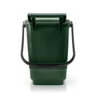 Back of lockable compost bin on a white background