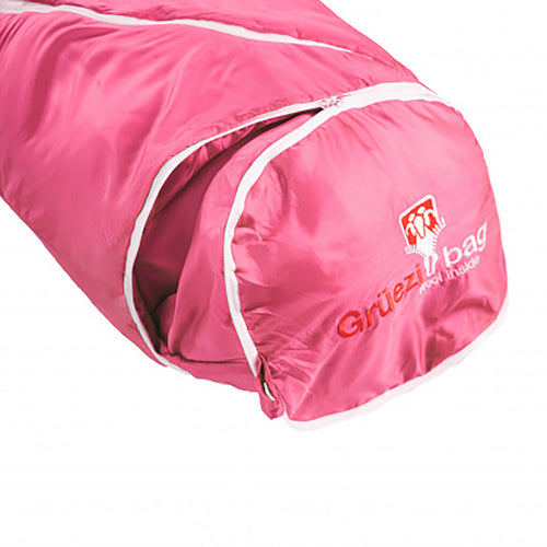 Green wool filled sleeping bag