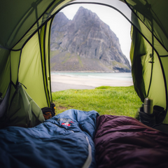 Gruezi wool sleeping bag for camping thumbnail
