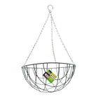 large metal hanging basket