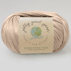 Ball of yarn with a 'Jolly Good Yarn' label on a light gray background