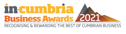 'In-Cumbria Business Awards 2021' logo