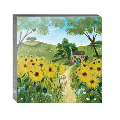 Eco-friendly blank greetings cards with 4 designs 