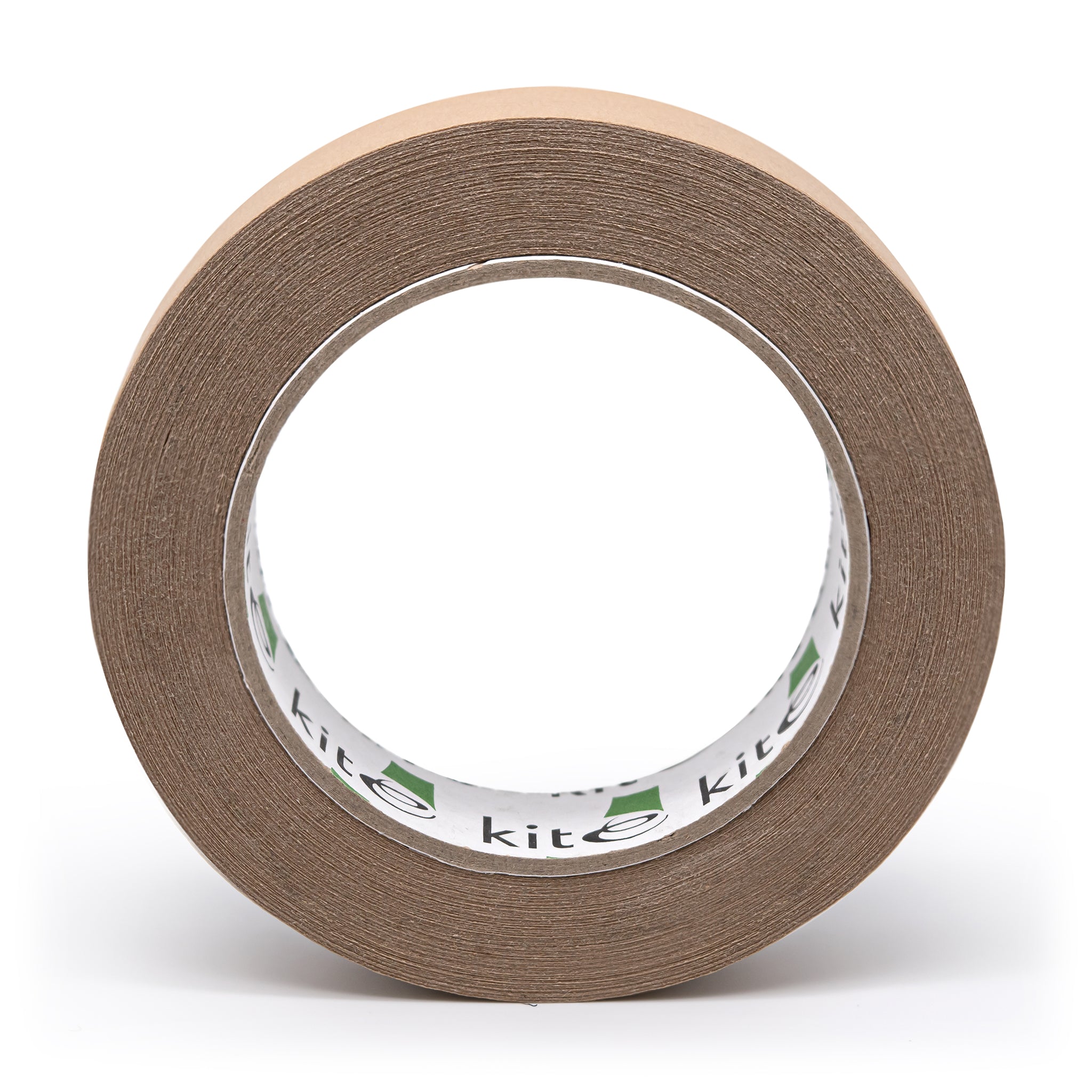 Standing roll of recyclable paper kraft tape from Kite Packaging. 