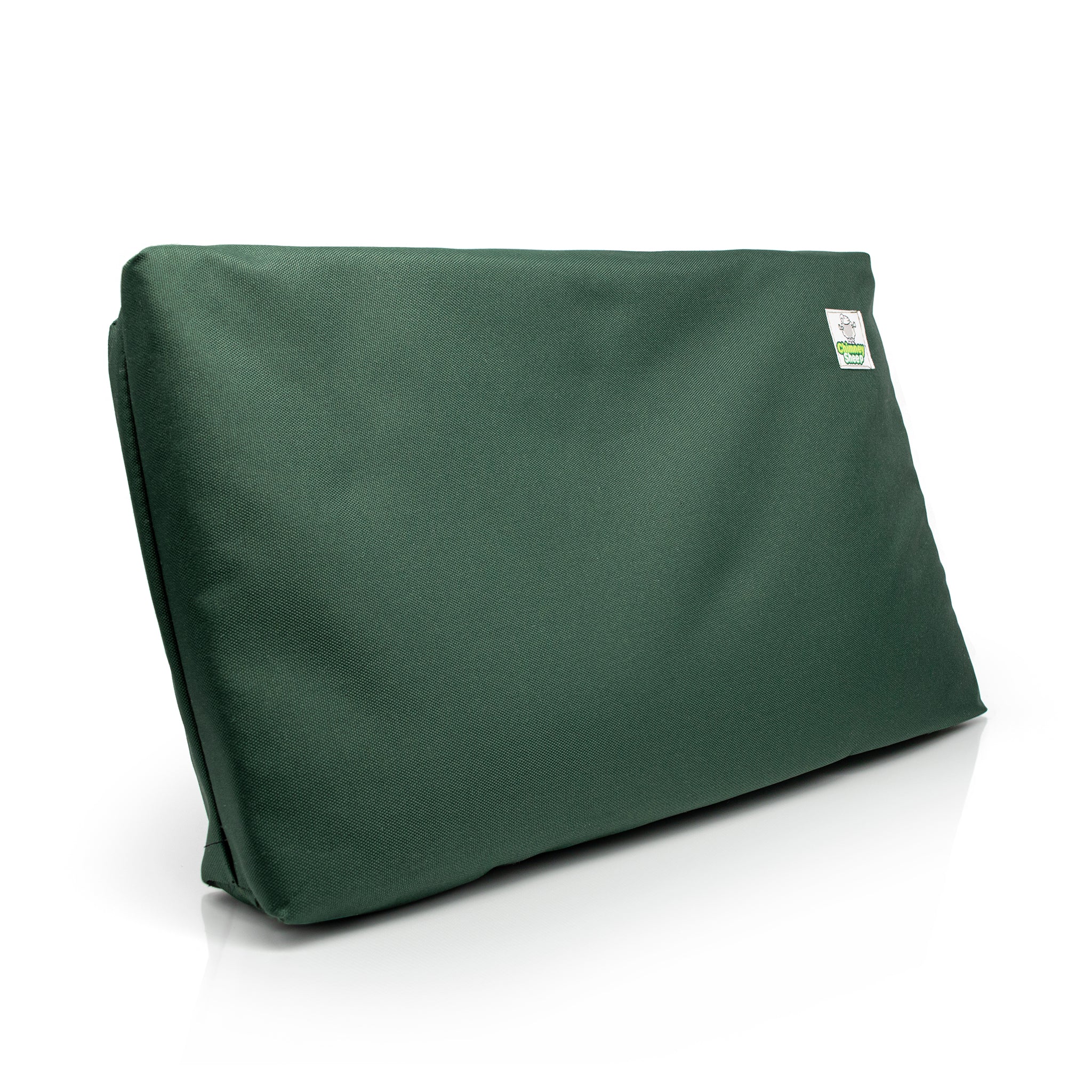 Angled view of garden kneeler made from water repellent PVC coated polyester