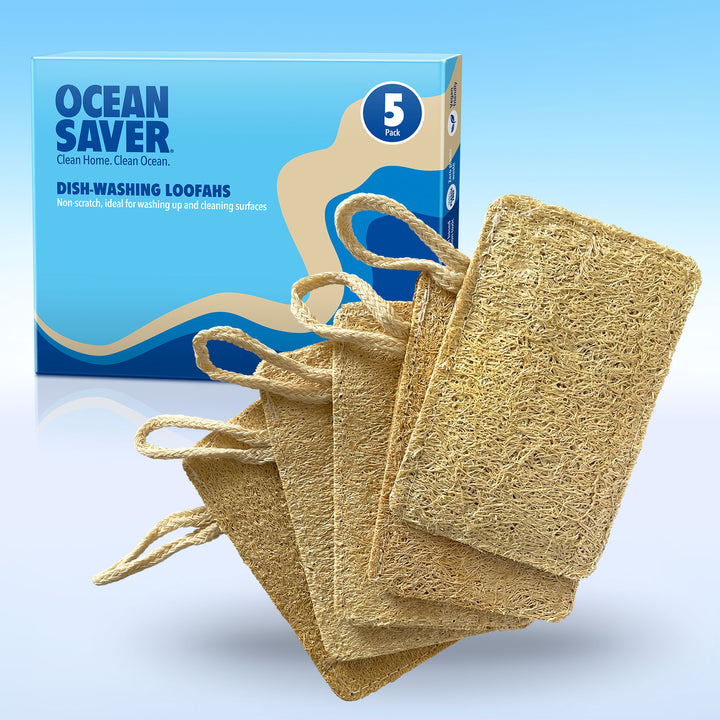 Ocean Saver 5 pack of surface cleaning loofahs