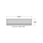 Stormguard letterbox cover measurements