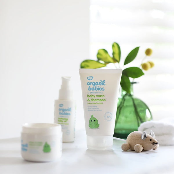 Scent-free baby wash and shampoo in 100% recyclable tube 