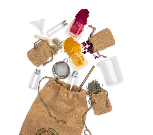 Potion Making Kit contents sprawled out. 