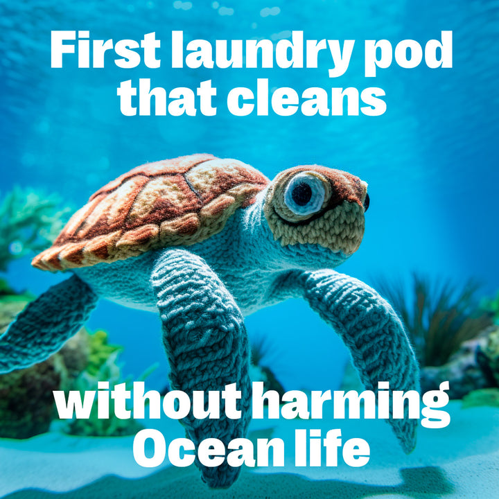 Laundry pod that is not harmful to ocean wildlife