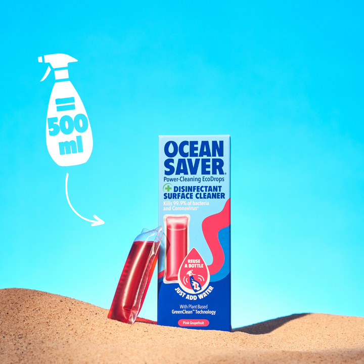 Ocean Saver Surface Cleaner Kills 99.9% of bacteria and coronavirus just add water