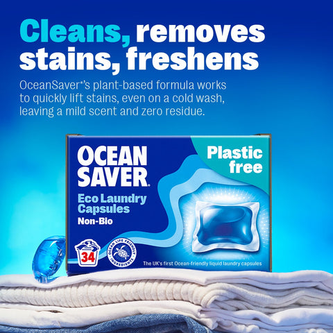 Ocean Saver Laundry Detergent Eco Caps Pack of 34