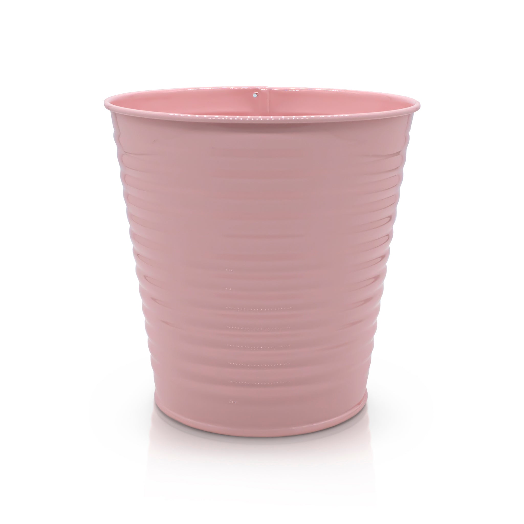 Pink Metal Plant Pot