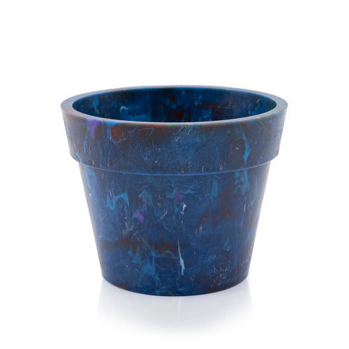 one blue eye cornwall multi-coloured plastic pots