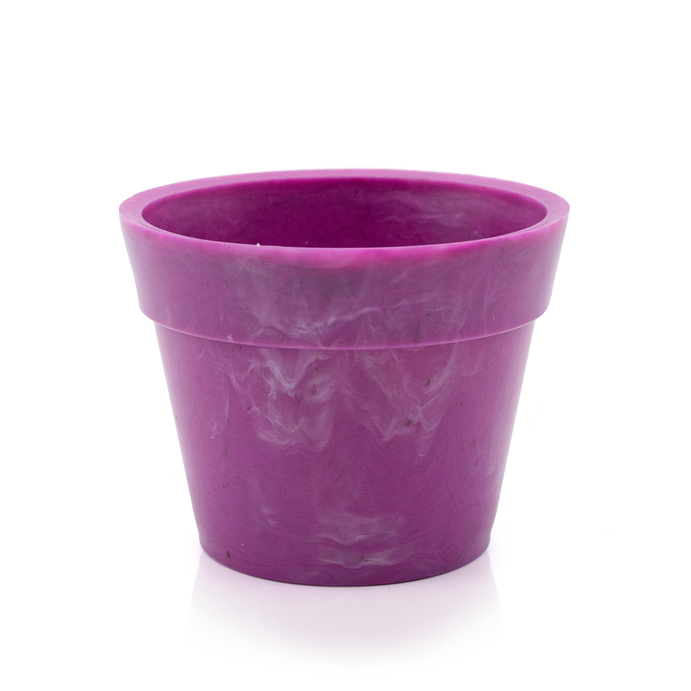 pink recycled plastic pot