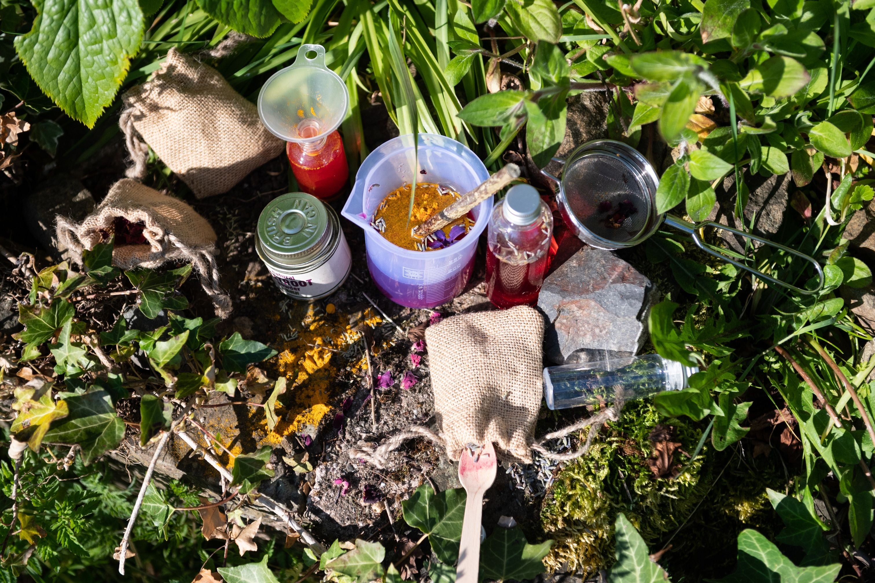Eco-friendly potion making kit.