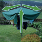 Laundry Mac™ Outdoor Laundry Cover with Telescopic Prop