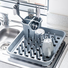 Recycled cutlery drainer in the kitchen thumbnail