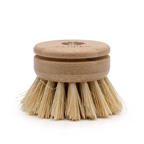 Ecojiko long handled dish brush replacement head close up