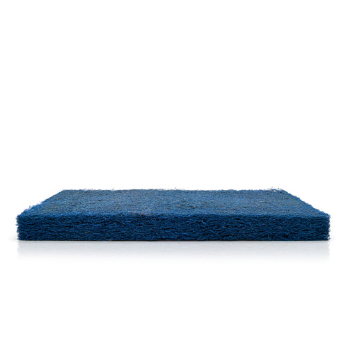 Blue rubber garden kneeler.