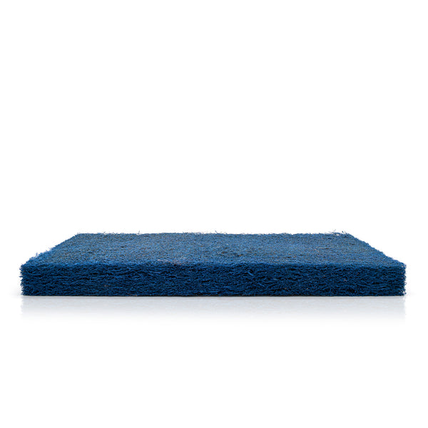 Blue rubber garden kneeler.