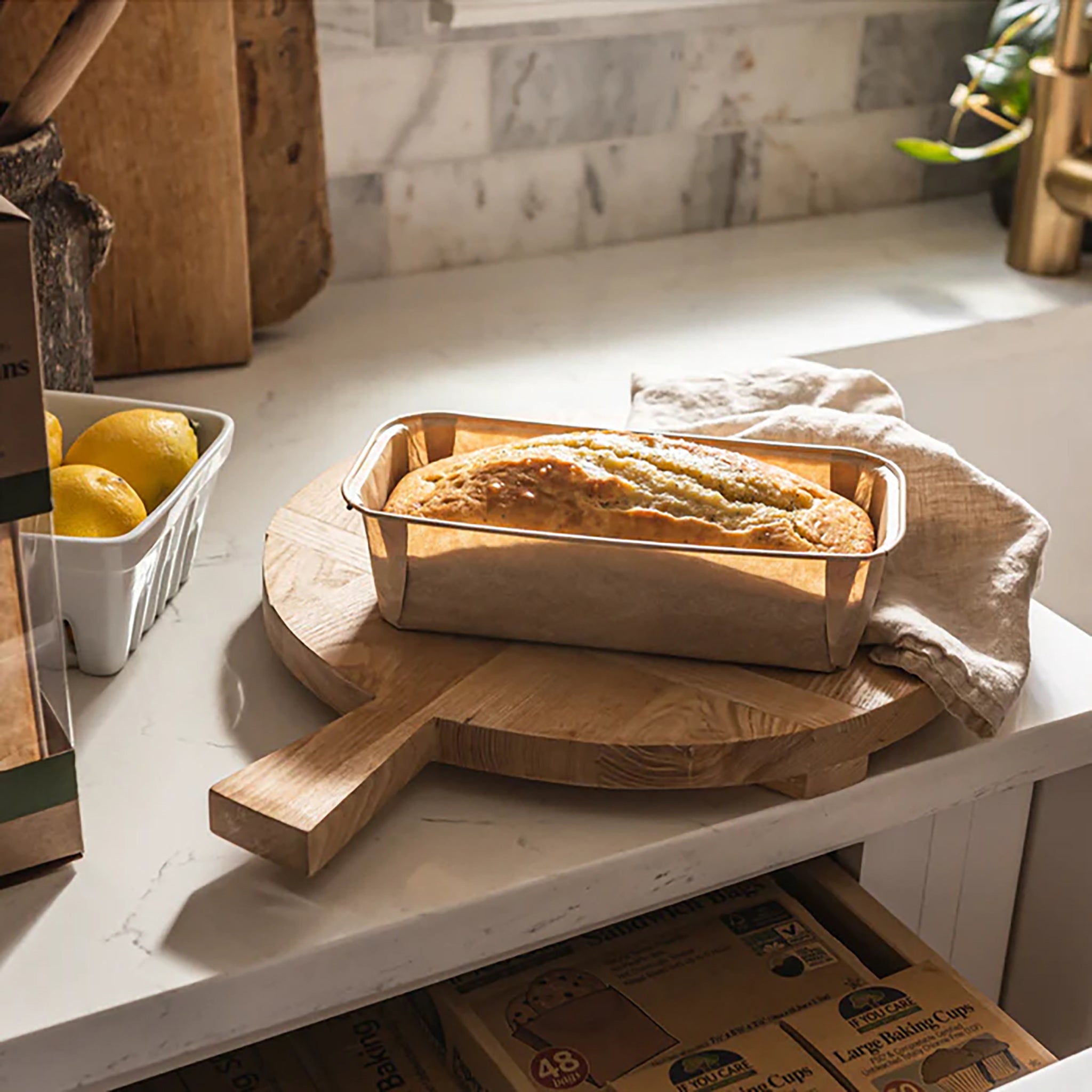 eco friendly compostable baking loaf pans