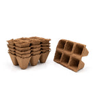 Pack of 6 biodegradable fibre insert cell seed trays. 
