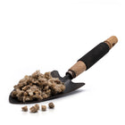 Organic Sheep Wool Pellets on trowel