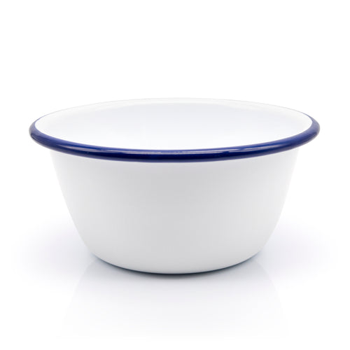 Enamel Pudding Basin 14cm diameter.