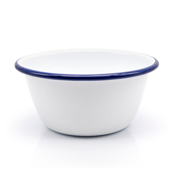 Enamel Pudding Basin 14cm diameter.