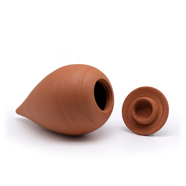 AMERCOOK Olla Terracota 28 Cm – Antiadherente Reforzado, Base Difusora, Apta Inducción Y Lavavajillas