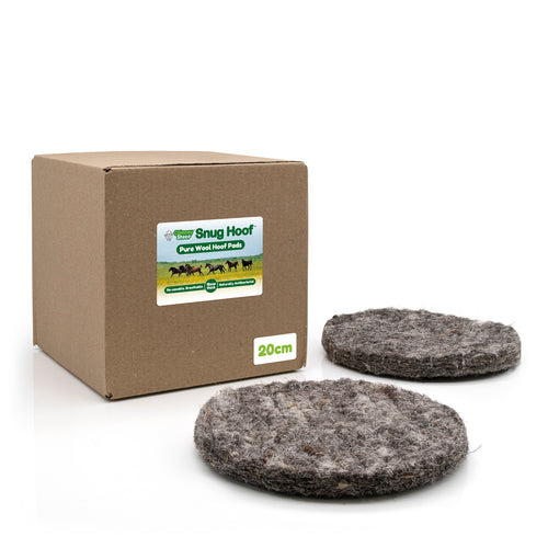 pure wool felted hoof pad 12cm