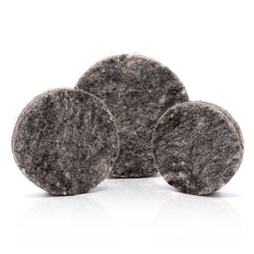 pure wool felted hoof pad 12cm