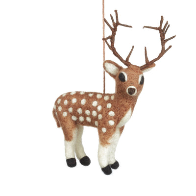 Felt So Good Hanging Stag Decoration
