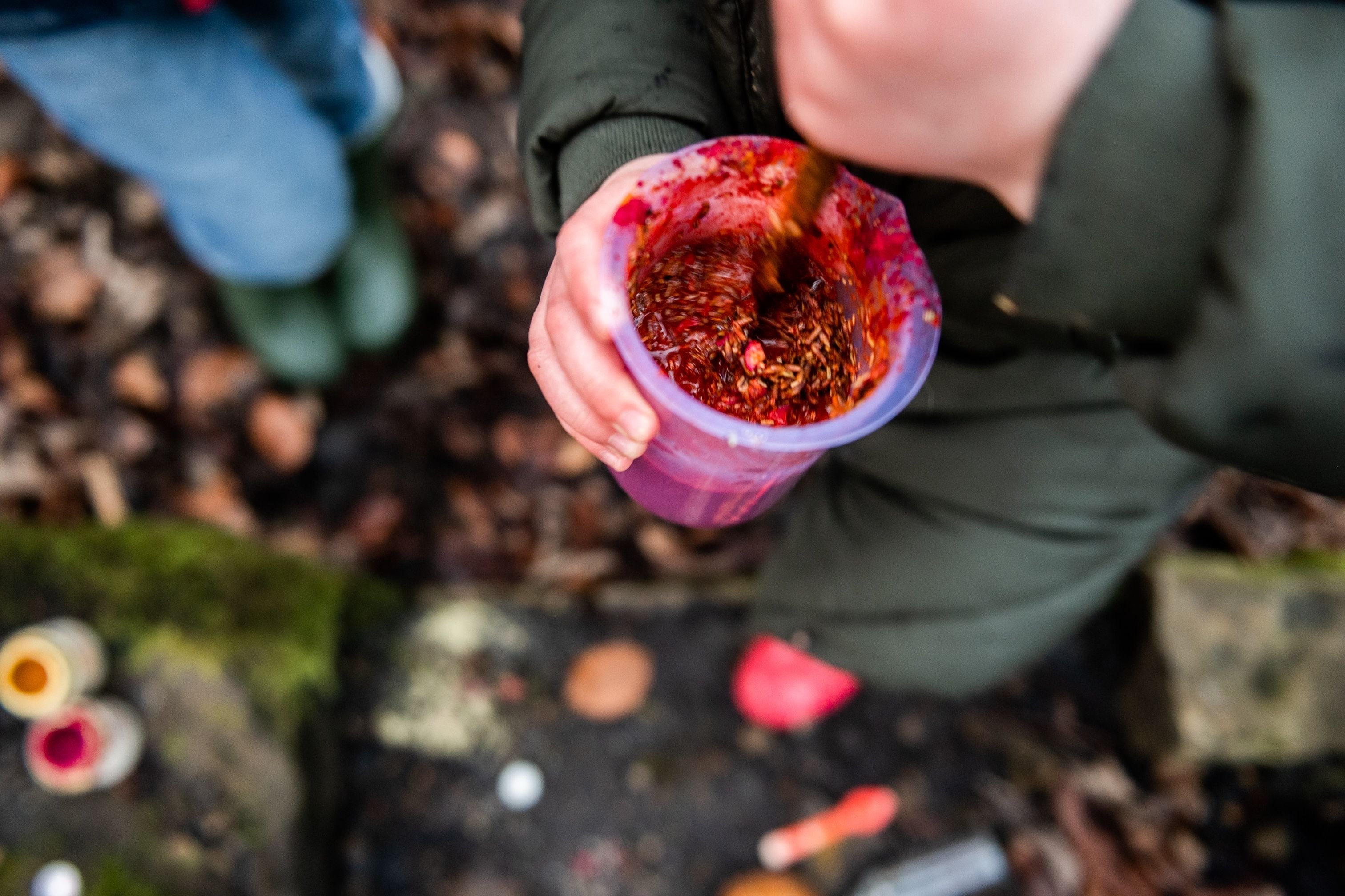 Natural beetroot potion making kit. 