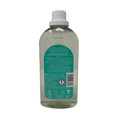 EcoLeaf Fresh Linen Concentrated Laundry Liquid 750ml bottle.