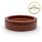 Terracotta microgreen growing container on a white background, featuring a 'Gift of the Year' award badge.