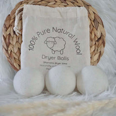 100% Natural Tumble Dryer Balls made in Nepal from Wool  thumbnail
